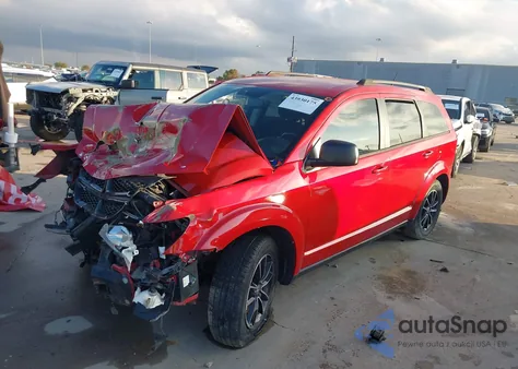 2017 Dodge Journey Se z USA, uszkodzony, nr VIN 3C4PDCABXHT568484